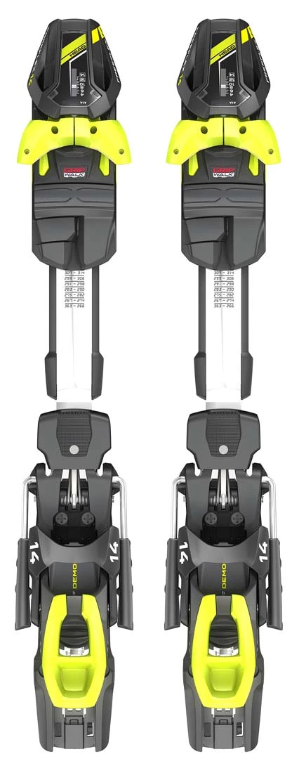 Head 2023 Freeflex 14 GW DEMO Wht/Blk/Yellow (DIN 4-14) Bindings NEW !! 3 Head 2023 Freeflex 14 GW DEMO Wht/Blk/Yellow (DIN 4-14) Bindings NEW !!