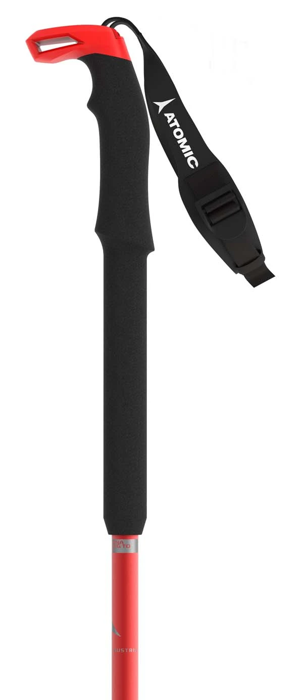 Atomic 2024 BCT Touring Carbon SQS Red/Grey Ski Poles NEW !! 95-145cm 4 Atomic 2024 BCT Touring Carbon SQS Red/Grey Ski Poles NEW !! 95-145cm - Image 2