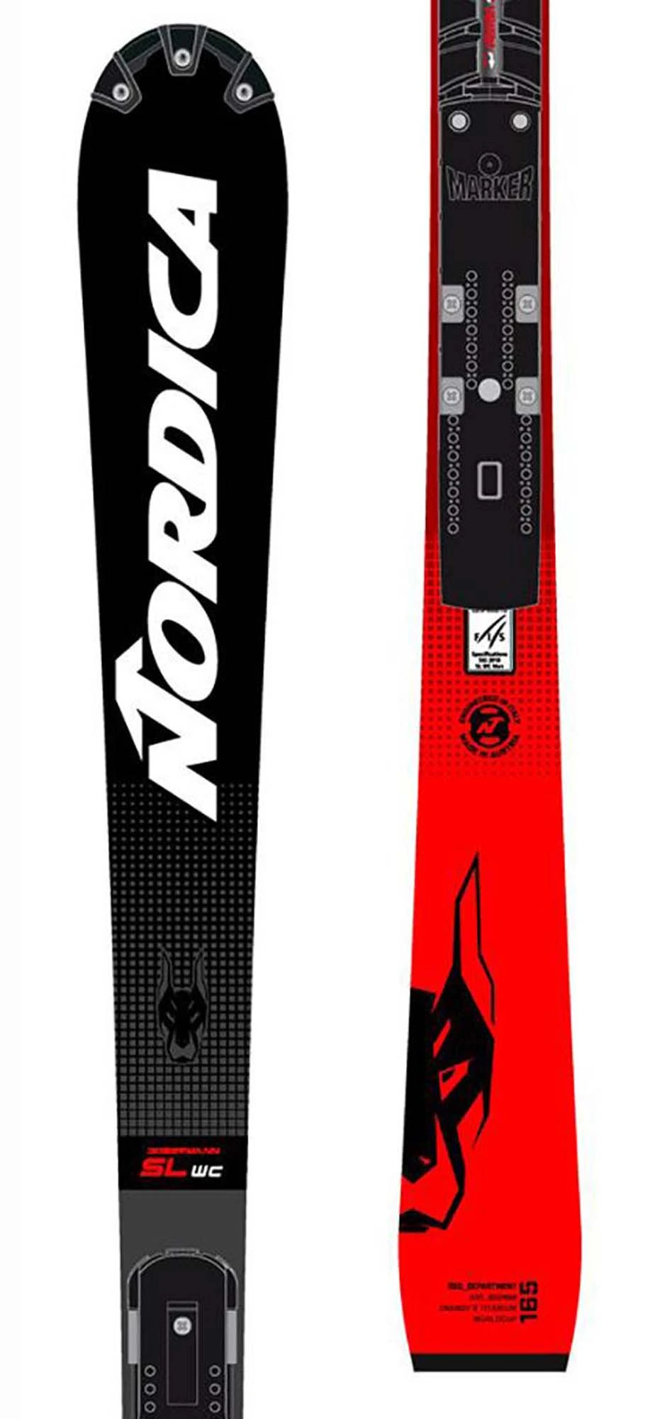Nordica 2024 Dobermann WC SL Plate (Piston) Skis NEW !! 165cm 4 Nordica 2024 Dobermann WC SL Plate (Piston) Skis NEW !! 165cm - Image 2