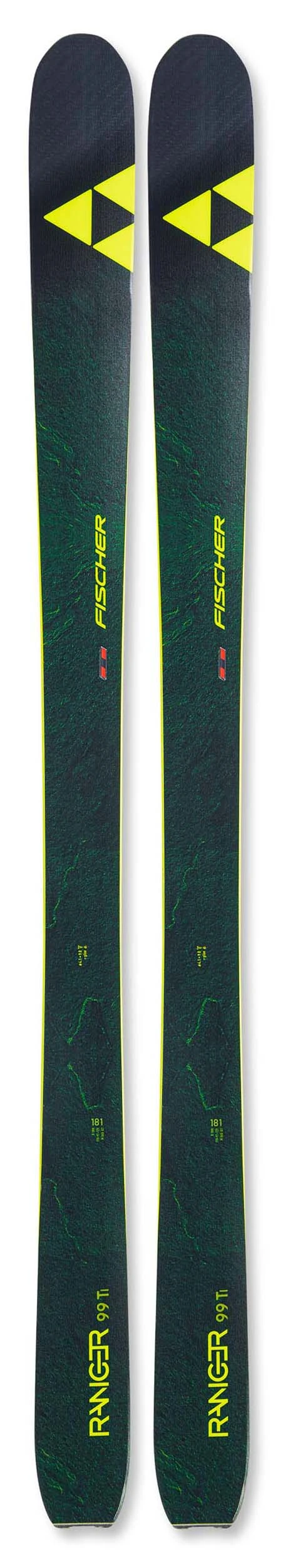 Fischer 2022 Ranger 99 Ti Skis (Without Bindings / Flat) NEW !! 181cm 3 Fischer 2022 Ranger 99 Ti Skis (Without Bindings / Flat) NEW !! 181cm