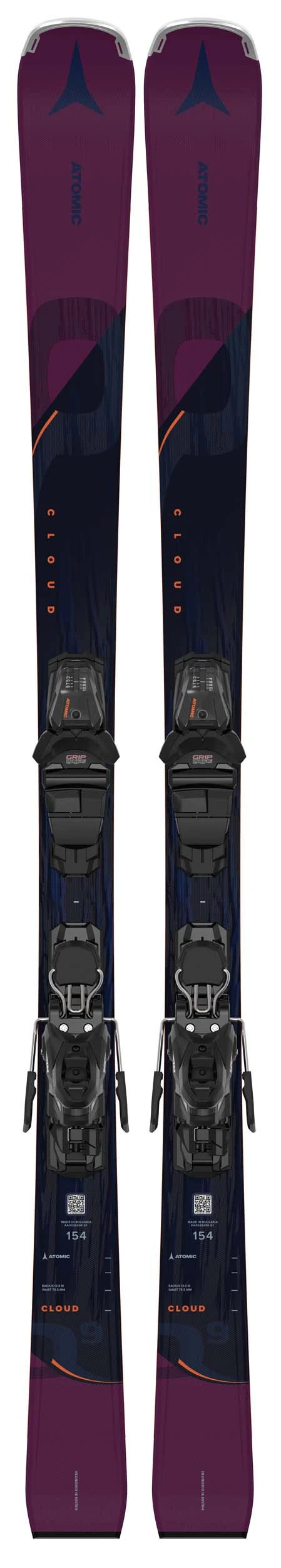 Atomic 2024 Cloud Q9 Skis W/M10 GW Bindings NEW !! 154,161cm 3 Atomic 2024 Cloud Q9 Skis W/M10 GW Bindings NEW !! 154,161cm